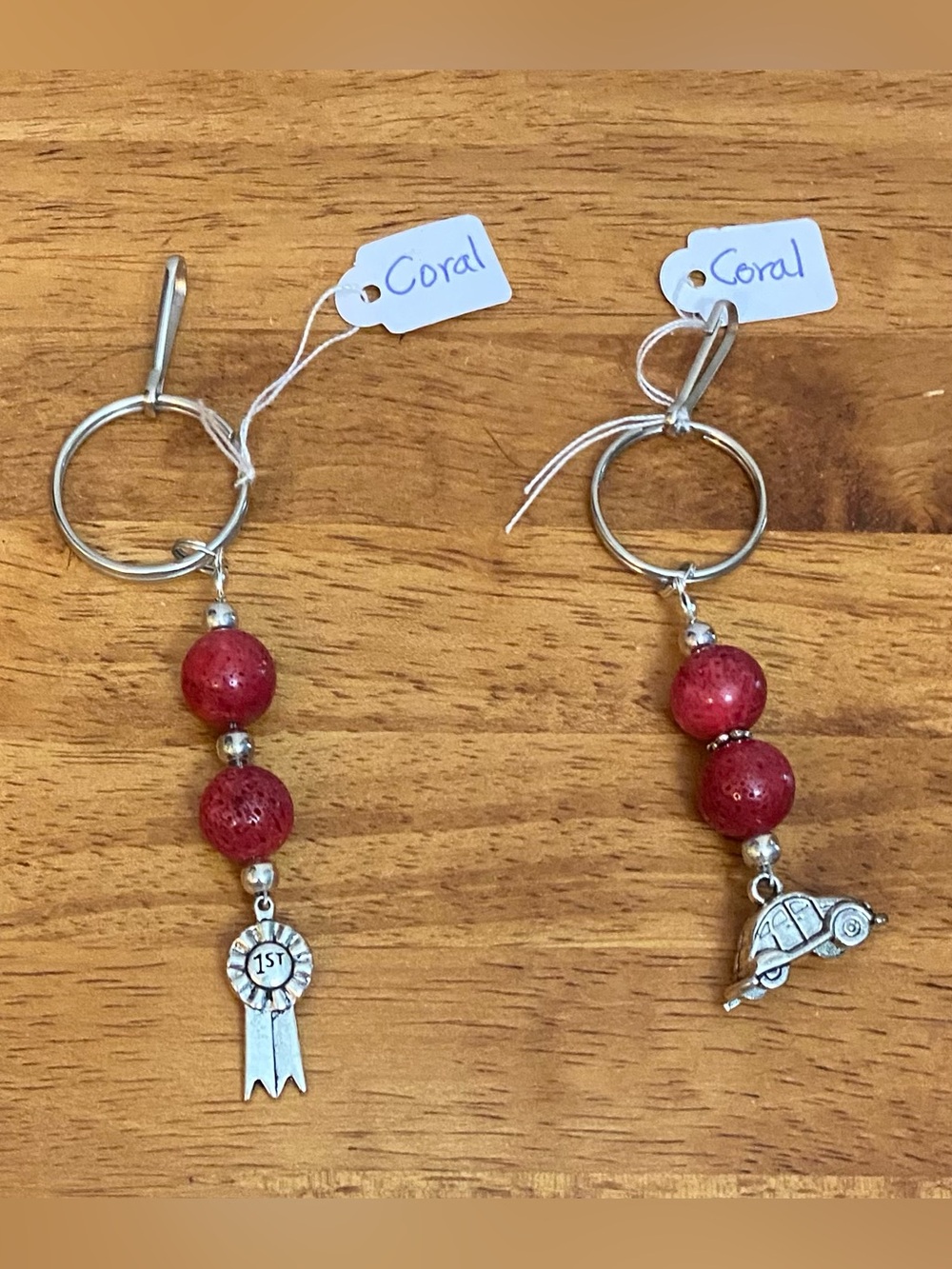 NEW Mermaid Keychains with Coral crystals